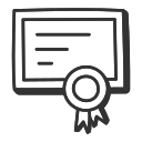 Learn Idiomas - Icône de certificat